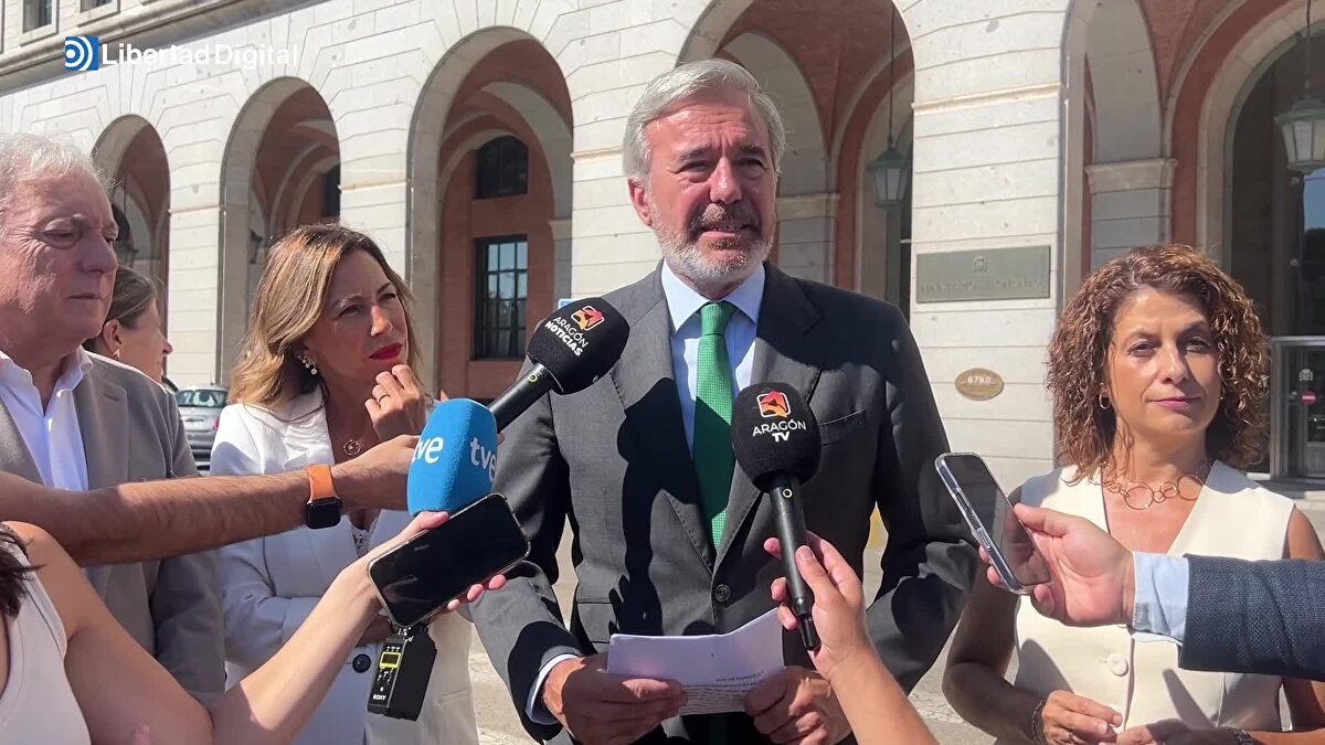 Azcón reclama un Corredor Cantábrico-Mediterráneo:  La propuesta del Ministerio es injusta 
