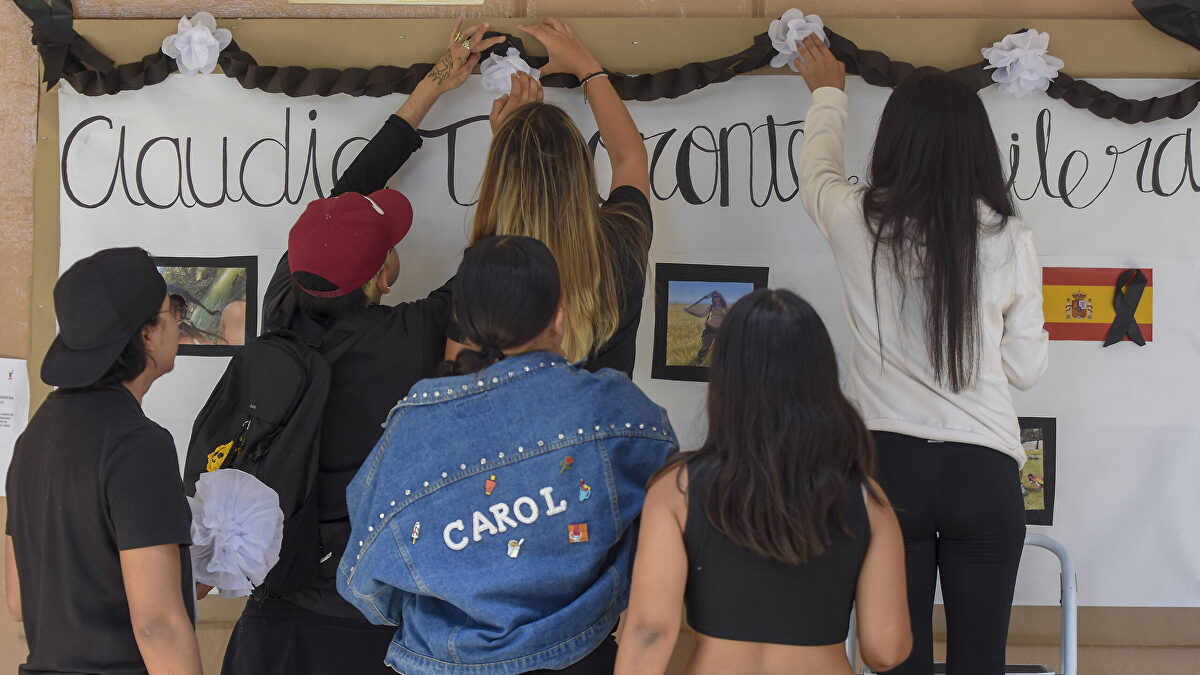 Entregan el cuerpo de Claudia Tacoronte, la estudiante canaria asesinada en México tras caer  el Trompas 