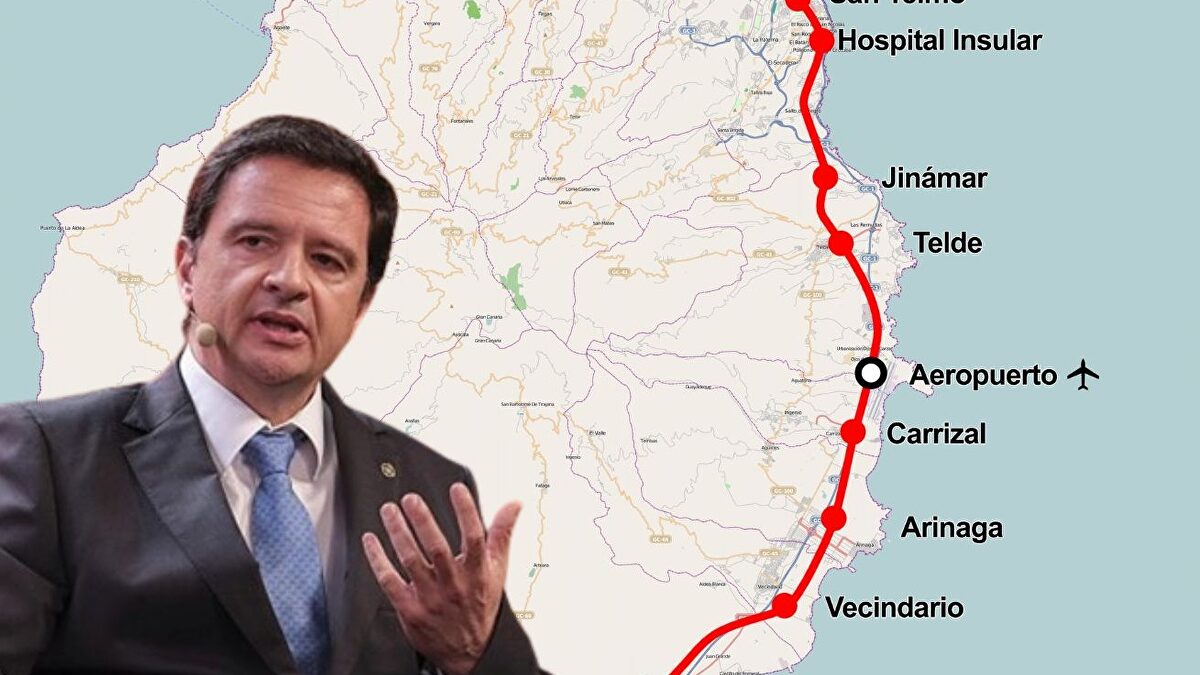 Carlos Medina, Decano de Ingerios Industriales:  El tren de Gran Canaria es una estafa 
