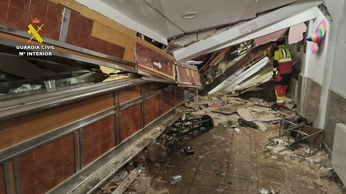 Once heridos tras el derrumbe de un bar en la localidad riojana de San Vicente de la Sonsierra