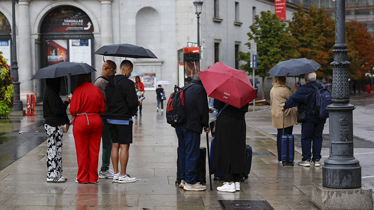 Chubascos y tormentas fuertes en el norte, el nordeste, el sudeste y Canarias