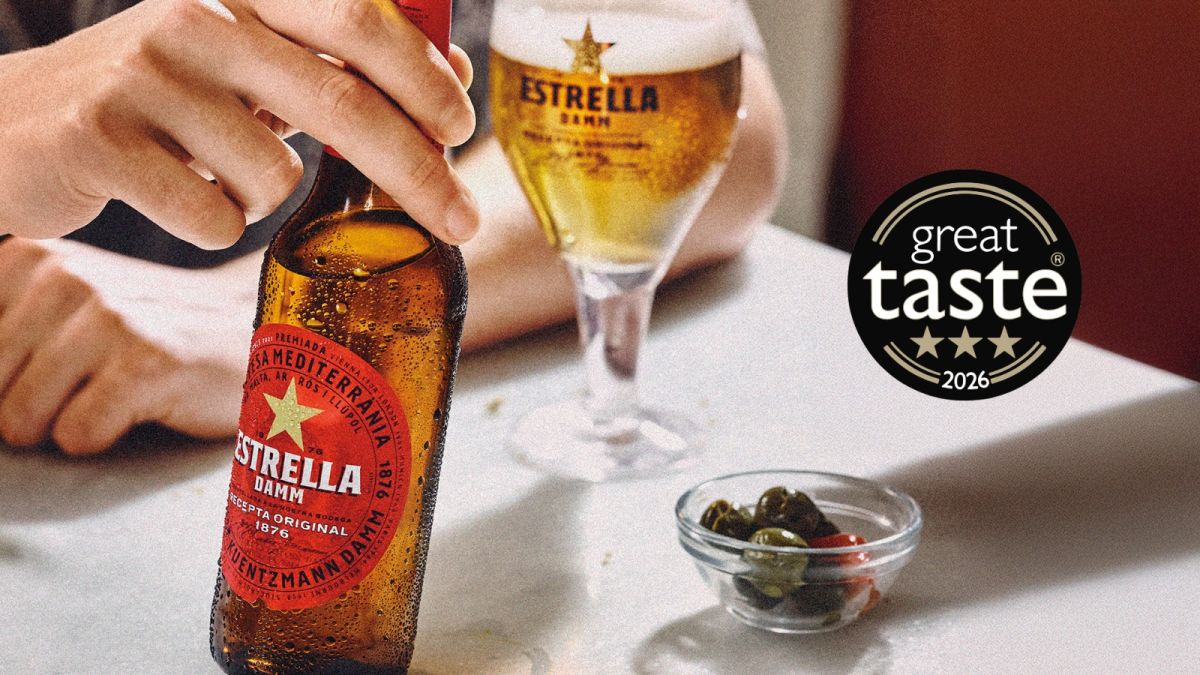 Estrella Damm, única cerveza de España que obtiene la máxima distinción en los Great Taste Awards