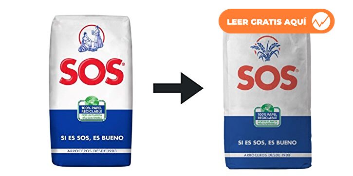 Desaparece la mítica fallera de los envases de arroz SOS: este es el motivo
