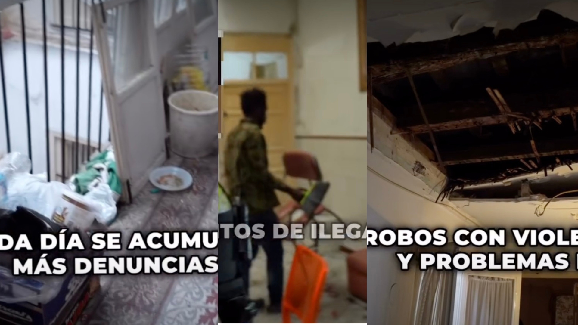 Una veintena de okupas desvalija una casa y vende hasta los azulejos