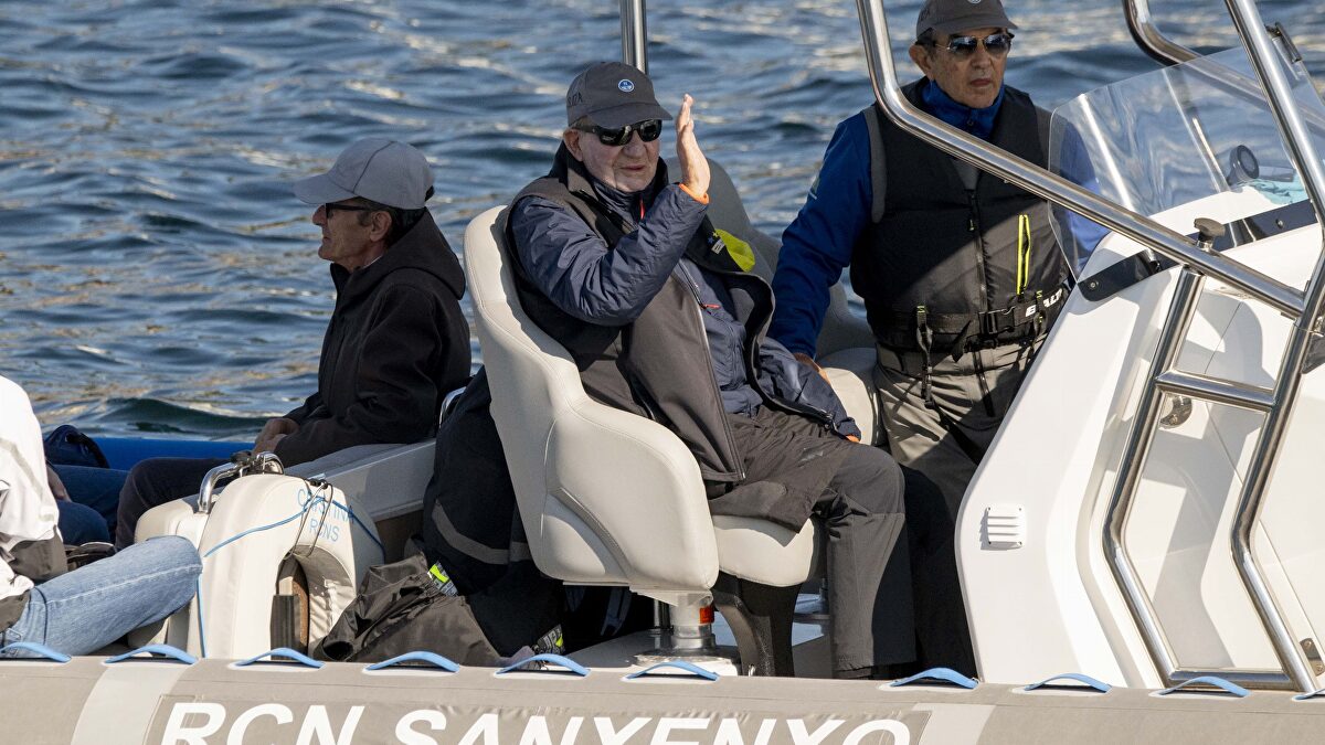 Las imágenes de Juan Carlos I en su nueva visita a Sanxenxo