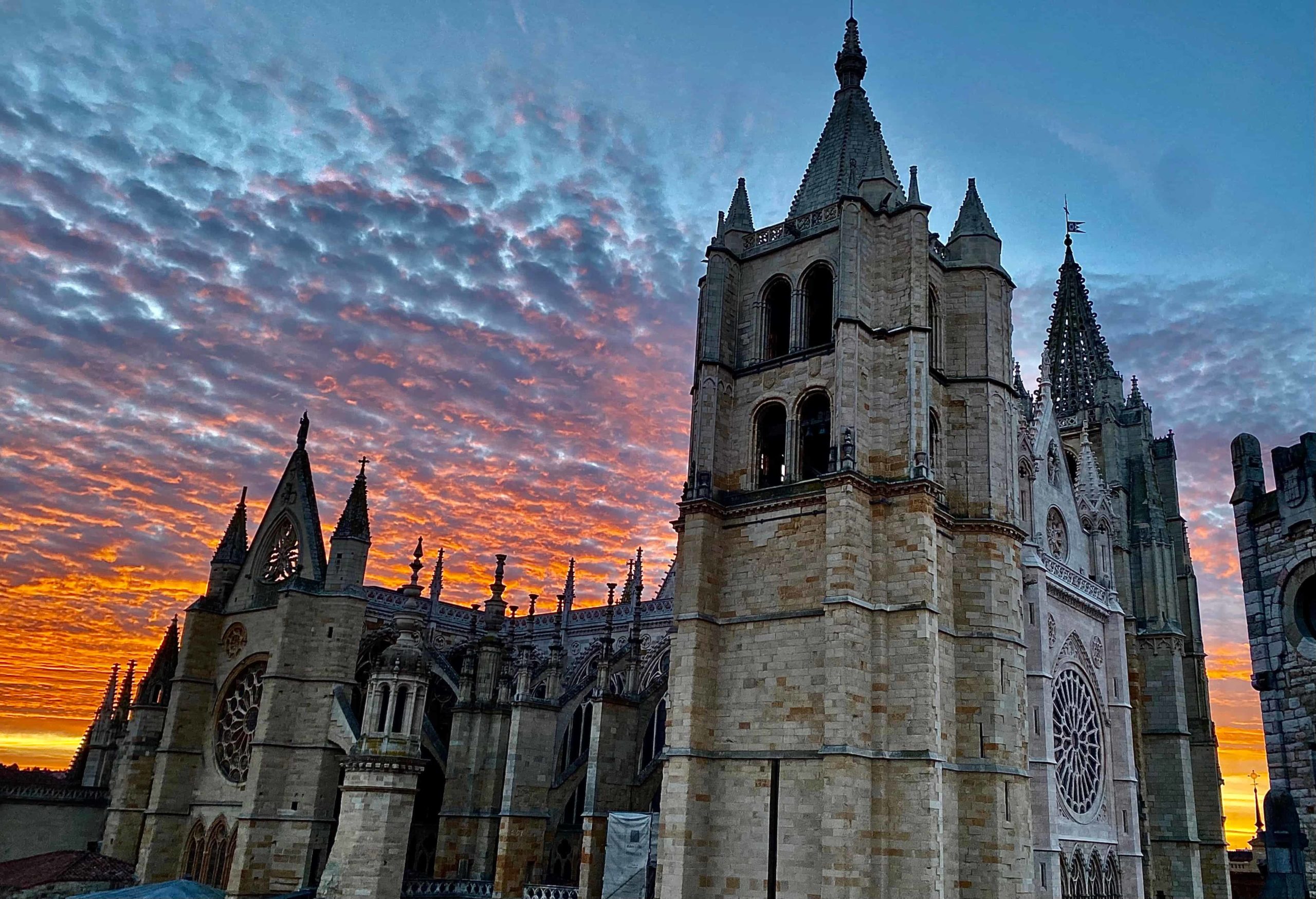 Agreden a dos policías nacionales porque el coche patrulla no les dejaba hacer una foto a la Catedral de León