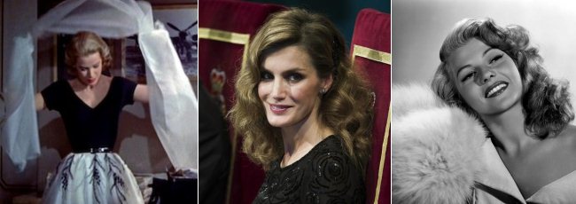 Grace Kelly, la Princesa Letizia y Rita Hayworth