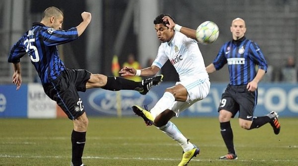Lance del Marsella-Inter de Milán. | Archivo