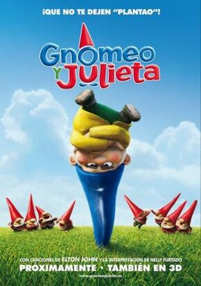 Póster Gnomeo y Julieta