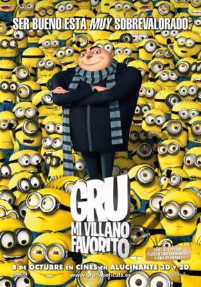 Póster Gru. Mi villano favorito