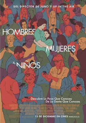 Póster Hombres, mujeres & niños