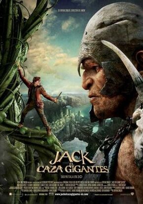 Póster Jack el caza gigantes 3D