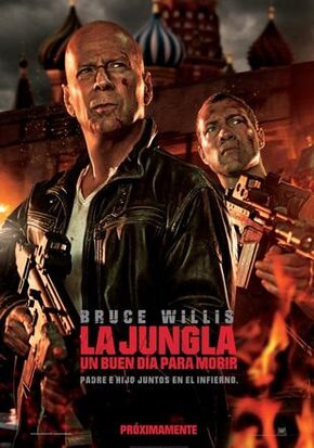 Póster La jungla: un buen día para morir