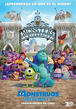 Póster Monstruos University