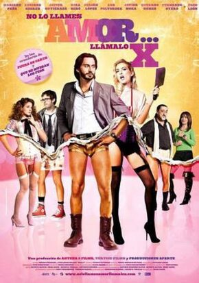 Póster No lo llames amor...llámalo X