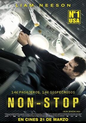 Póster Non-Stop (sin escalas)