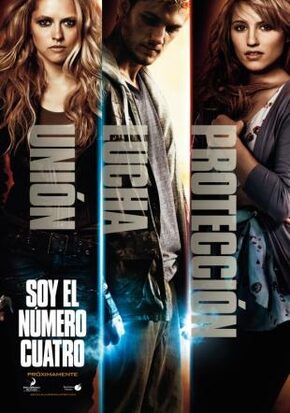 Póster Soy el número cuatro