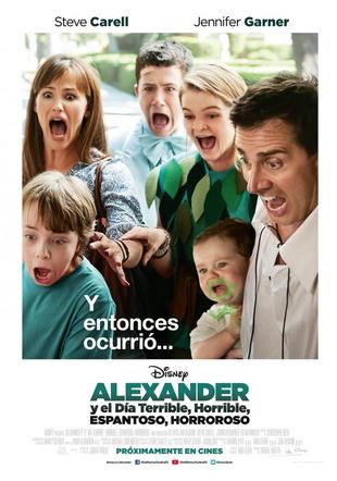 Póster Alexander y el día terrible, horrible, espantoso, horroroso