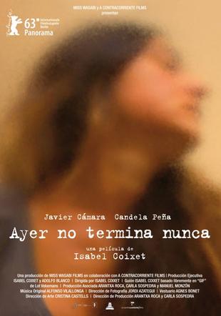 Póster Ayer no termina nunca