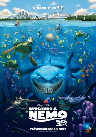 Póster Buscando a Nemo 3D
