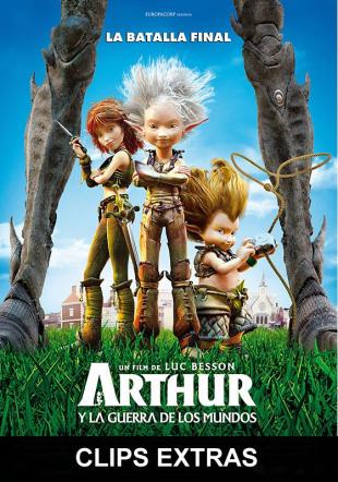 Póster Clips Extras Arthur y la guerra de los mundos