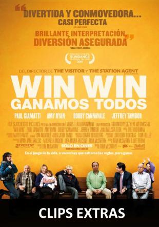 Póster Clips Extras Win Win Ganamos Todos