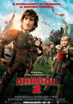 Póster Cómo entrenar a tu dragón 2