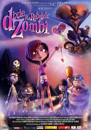 Póster Dixie y la rebelión zombi