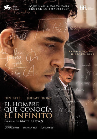 Póster El hombre que conocía el infinito