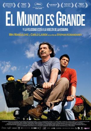Póster El mundo es grande y la felicidad está a la vuelta de la esquina