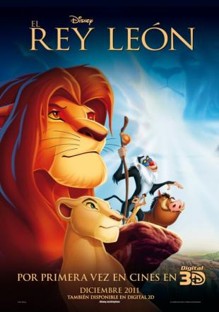 Póster El Rey León 3D