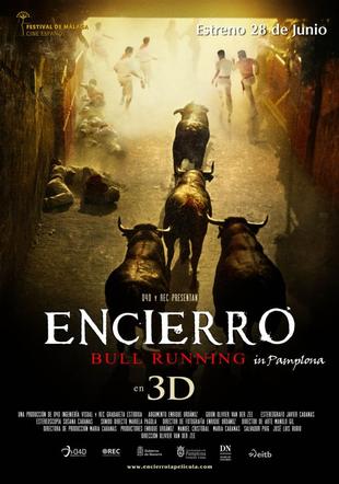 Póster Encierro 3D