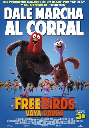 Póster Free Birds (vaya pavos)