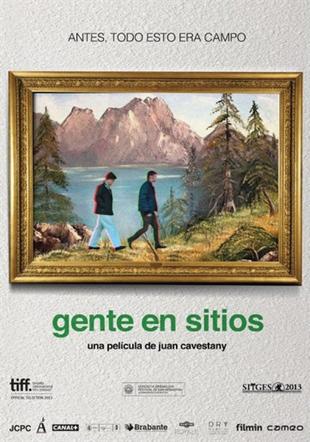 Póster Gente en sitios