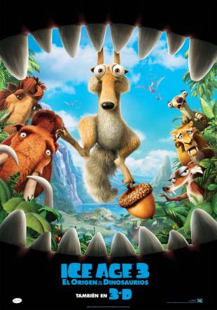 Póster Ice Age 3: El Origen de los Dinosaurios