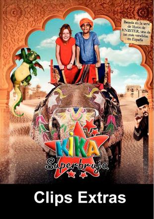 Póster Kika Superbruja. Clips Extras
