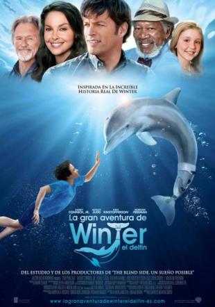 Póster La gran aventura de Winter el delfín