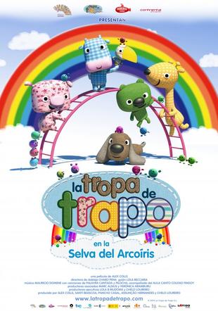 Póster La Tropa de trapo en la selva del arcoiris