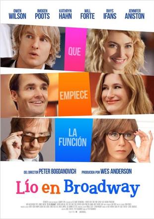Póster Lío en Broadway