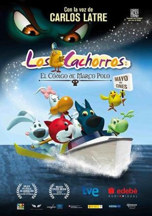 Póster Los cachorros y el código de Marco Polo