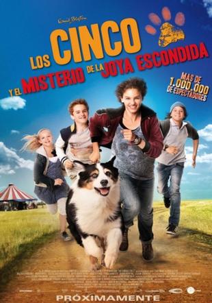 Póster Los cinco y el misterio de la joya escondida