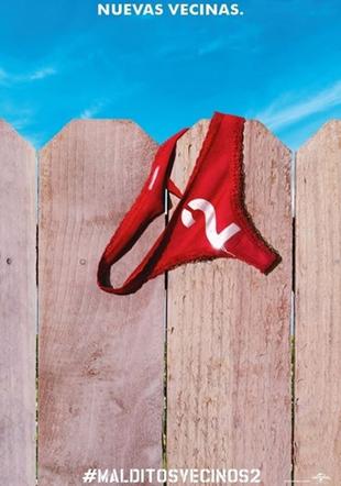 Póster Malditos vecinos 2