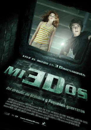 Póster Miedos 3D