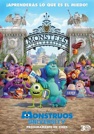 Póster Monstruos University
