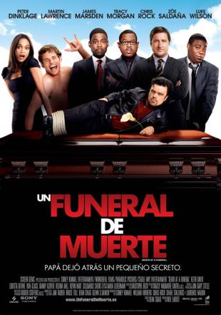 Póster Muerte en un funeral