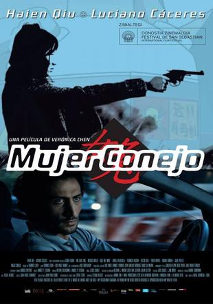Póster Mujer conejo