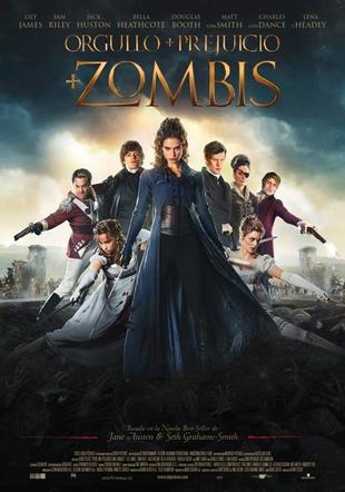 Póster Orgullo y prejuicio y zombies