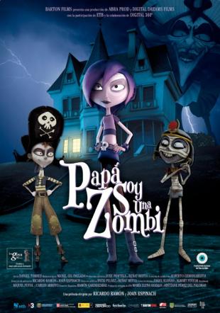 Póster Pap&aacute; soy una zombi