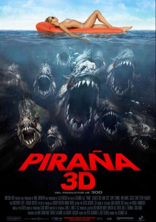 Póster Piraña 3D