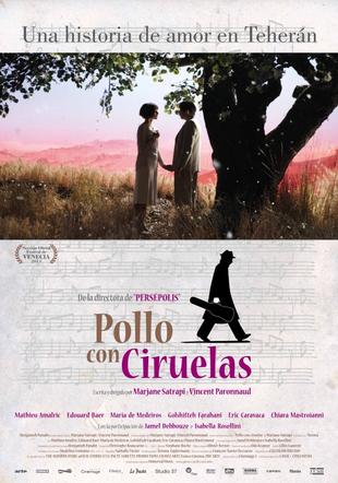 Póster Pollo con ciruelas